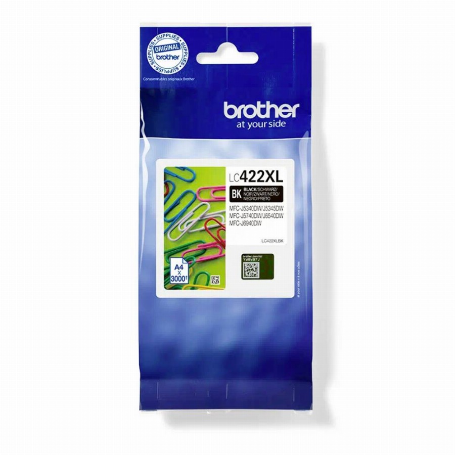 Brother Inktcartridge LC-422XLBK Origineel Zwart LC422XLBK