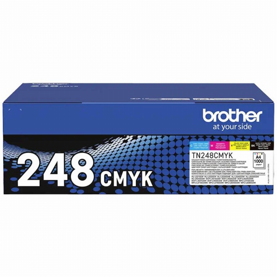 Brother Multipack Toner Tn248val Dcp Zwart-cyaan-magenta-geel 4 X 1000 Pages (tn248val)