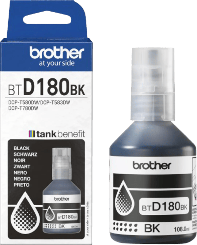 Brother BT-D180 Inktfles Zwart