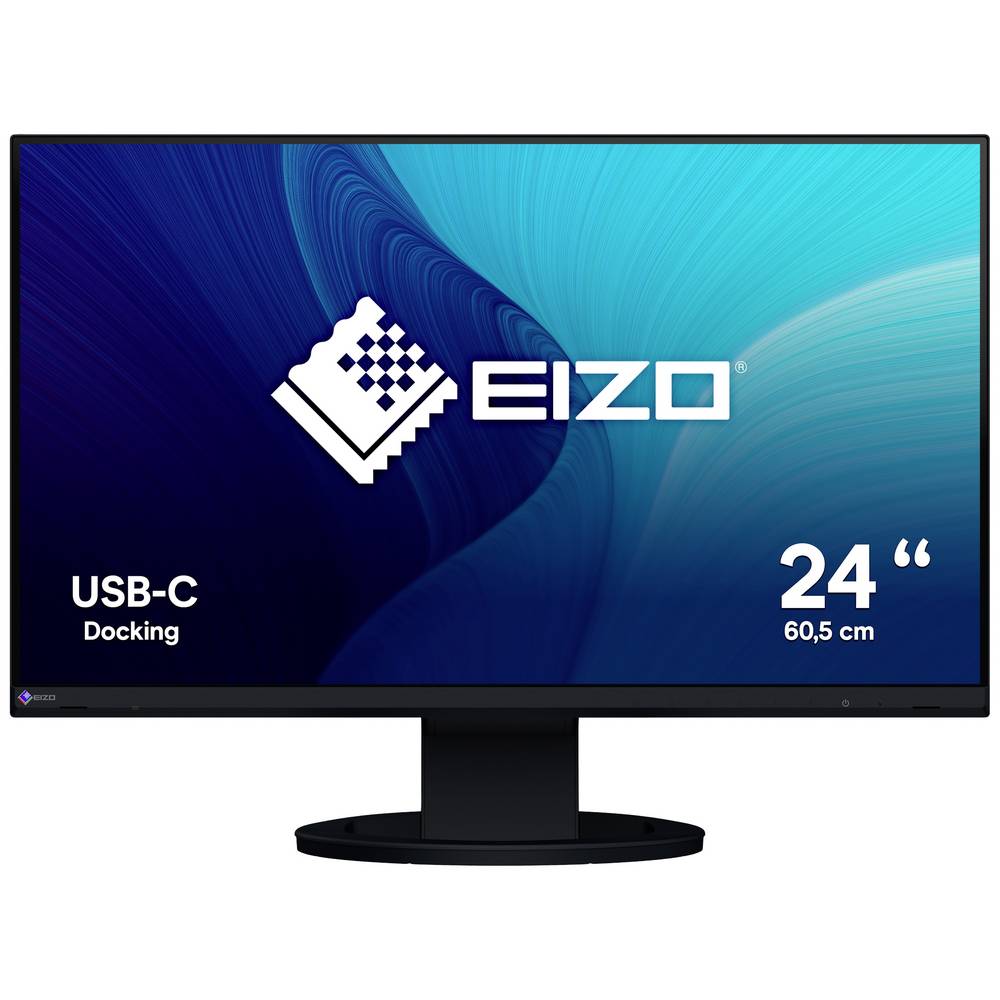 EIZO EV2480-BK LED-monitor Energielabel C (A – G) 60.5 cm (23.8 inch) 1920 x 1080 Pixel 16:9 5 ms DisplayPort, HDMI, Hoofdtelefoon (3.5 mm jackplug), USB-C,