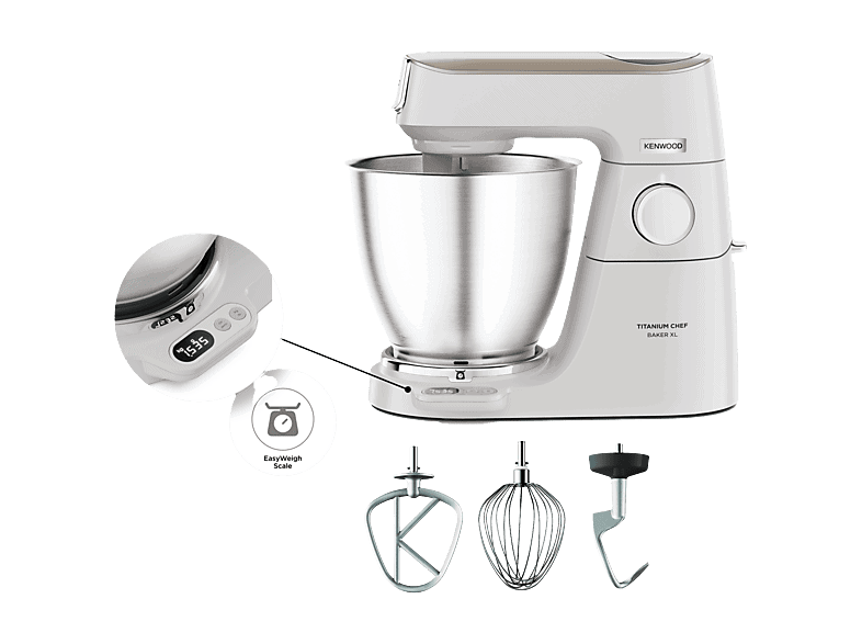 KENWOOD TITANIUM CHEF BAKER XL KVL65.001WH