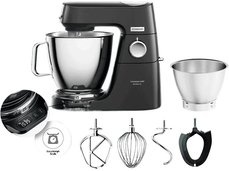 KENWOOD TITANIUM CHEF BAKER XL BLACK KVL85.004BK