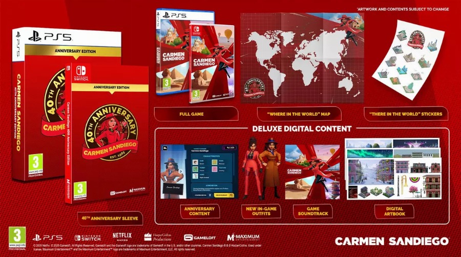 Carmen Sandiego 40th Anniversary Edition