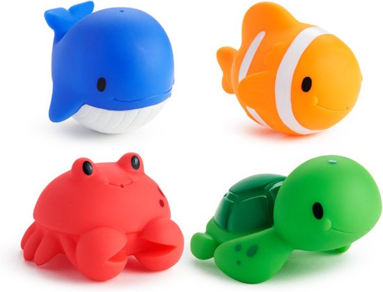MUNCHKIN Ocean™ Badsproeiers - Set van 4 Accessoires