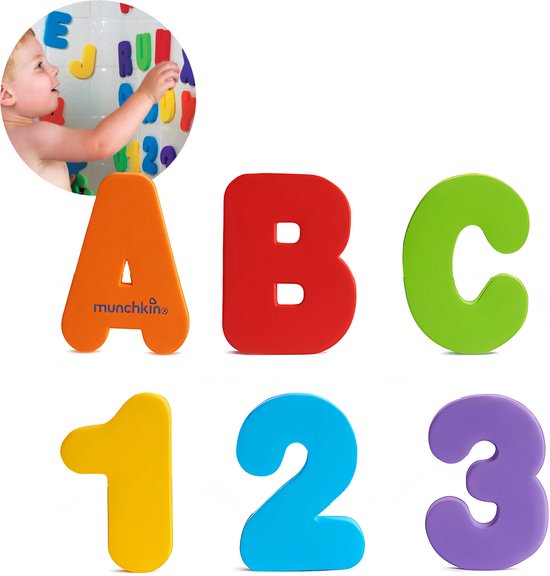 MUNCHKIN Badletters & cijfers 36 stuks Accessoires