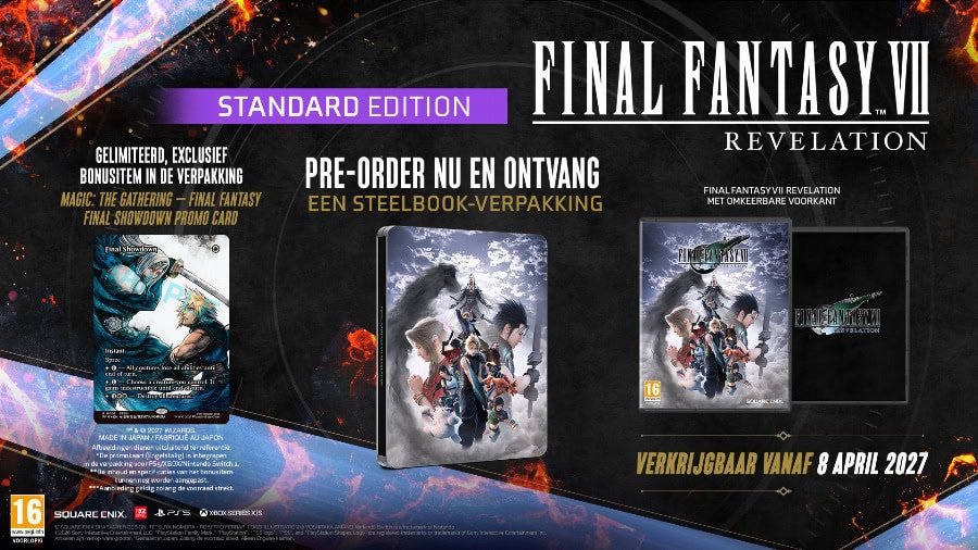 Final Fantasy VII Revelation + Magic Card Edition & Steelbook