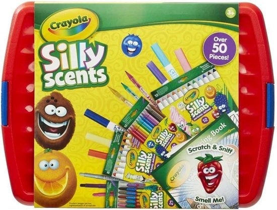 Crayola Silly Scent Teken & Kleur Set 50+ Stuks