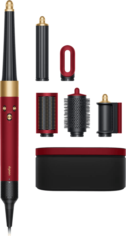 Dyson Airwrap i.d. Straight + Wavy Red Velvet/Goud