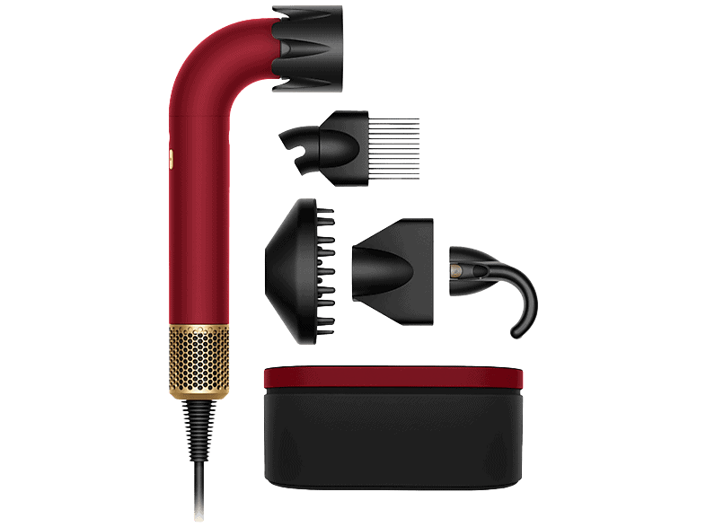 DYSON SUPERSONIC R CURLY + COILY VELVET RED/GOLD
