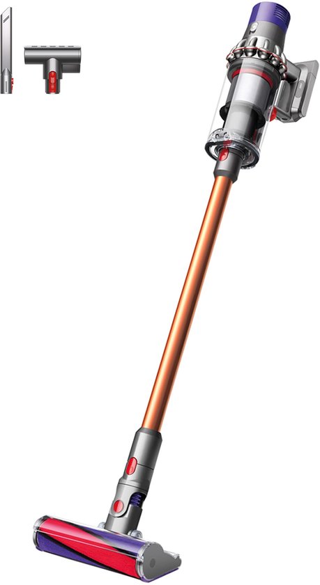 Dyson V10 Fluffy Cyclone – Steelstofzuiger – Draadloze stofzuiger – Nikkel / Koper