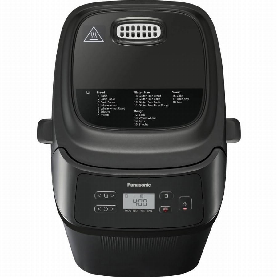 Panasonic SD-PN100 Mini-broodbakmachine Timerfunctie, 18 automatische programmas 400 g Zwart