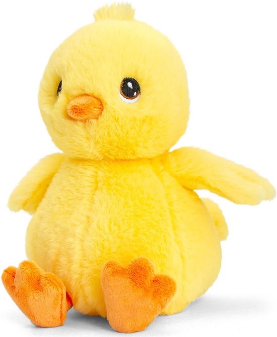Keel Toys Keeleco Kuiken Zachte Pluche Knuffel - 25 cm