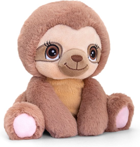 Keel Toys Keeleco Sloth Zachte Pluche Knuffel – 16 cm