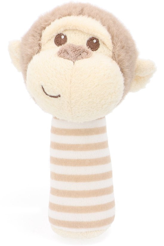 Keel Toys Keeleco Marcel Monkey Stick Rattle Speelgoed – 14 cm
