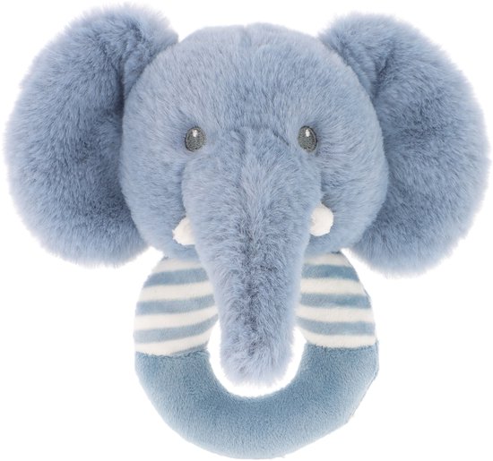 Keel Toys Keeleco Ezra Elephant Ring-Rammelaar – 14 cm