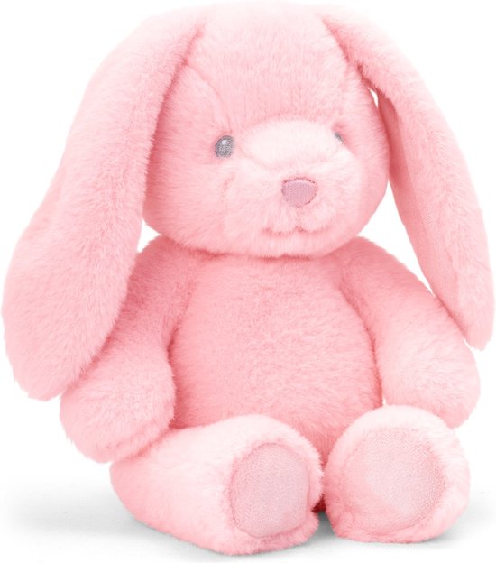Keel Toys Keeleco Baby Girl Bunny Zachte Pluche Knuffel – 20 cm
