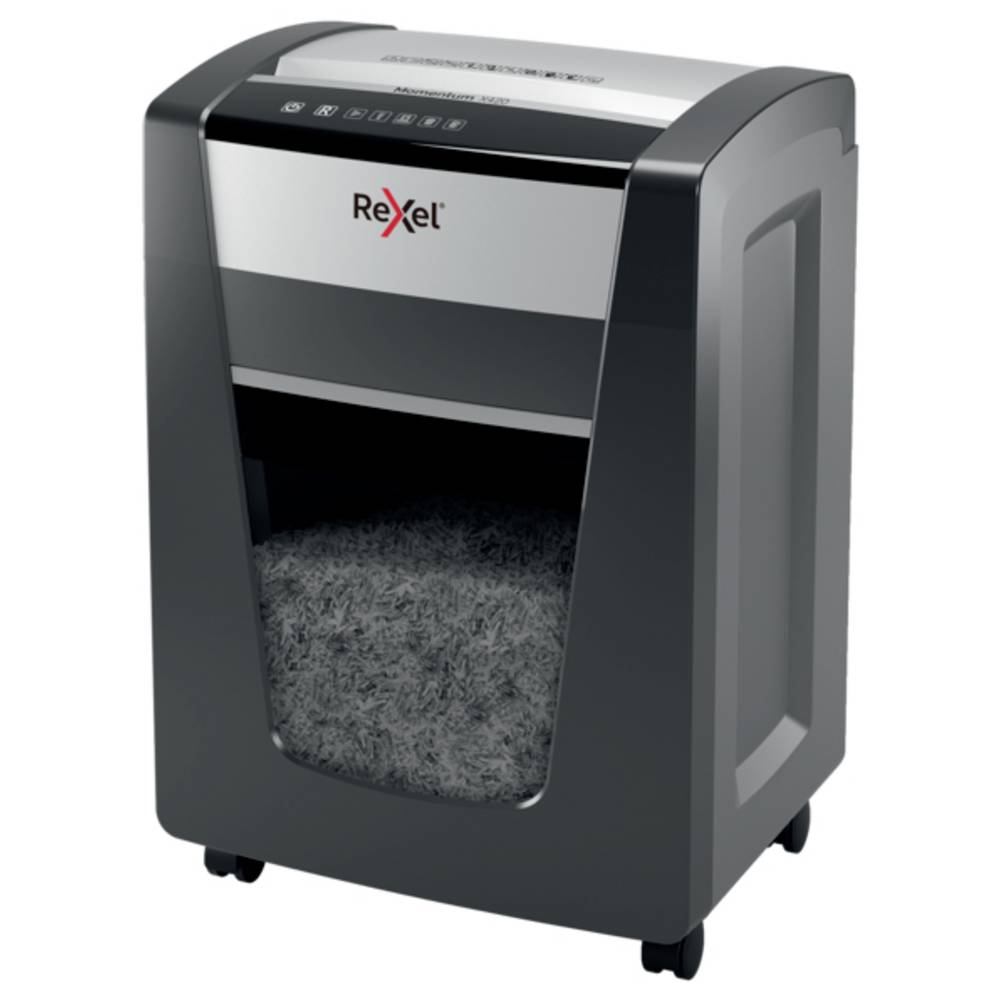 Rexel Momentum X420 Papierversnipperaar Micro cut 4 x 40 mm 30 l Aantal bladen (max.): 20 vellen Ook geschikt voor Nietjes, Paperclips