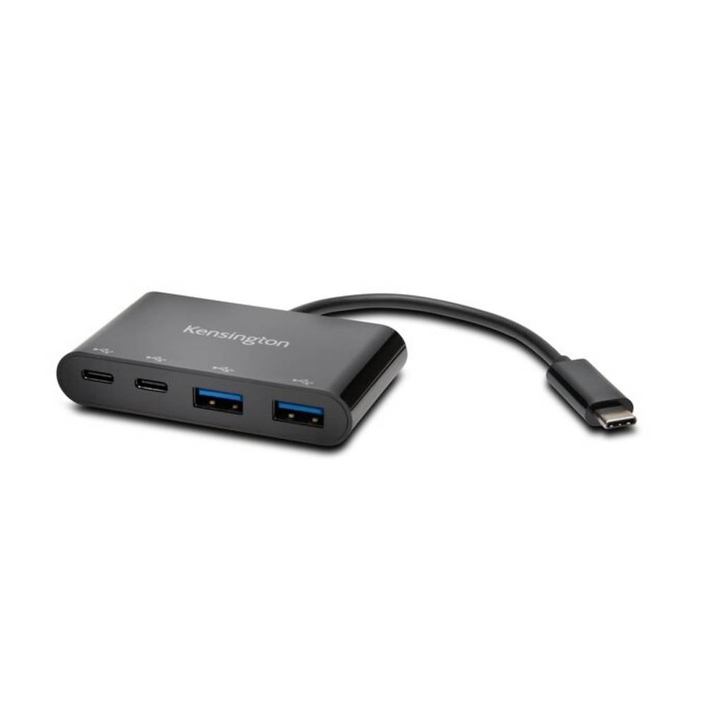 Kensington CH1000 USB-C 4-Port Hub K39124EU USB-hub 4 poorten USB-A, USB-C USB 3.0 5 GBit/s Met USB-C stekker Zwart