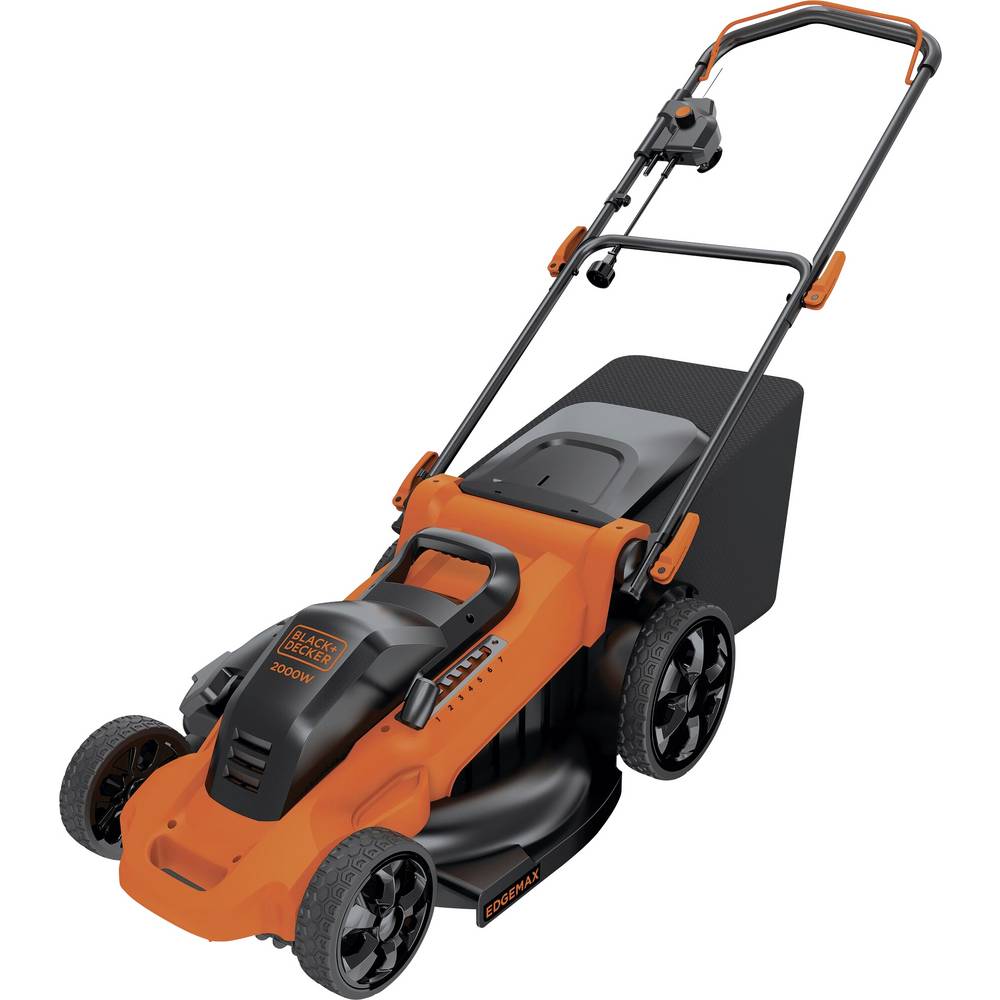 Black & Decker Grasmaaier Elektrisch Instelbare maaihoogte, Mulchfunctie 2000 W Snijbreedte max. 48 cm