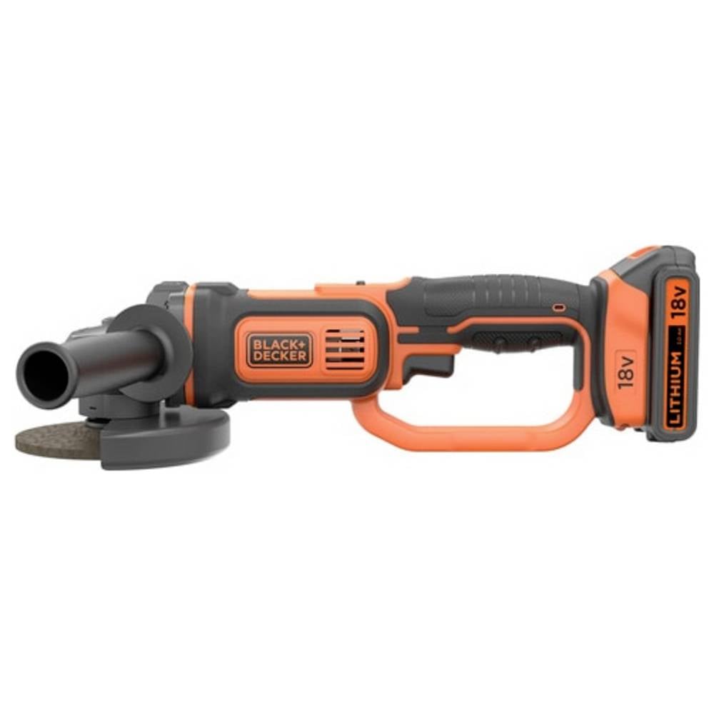 Black & Decker BCG720M1-QW Haakse accuslijper 125 mm Incl. accu, Incl. lader, Incl. accessoires 18 V 4.0 Ah