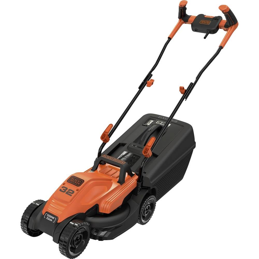 Black & Decker Black & Decker BEMW451-QS, 300 m², 32 cm, 2 cm, 6 cm, 35 l, 78,5 dB Grasmaaier Elektrisch Instelbare maaihoogte 1200 W Snijbreedte max. 32 cm