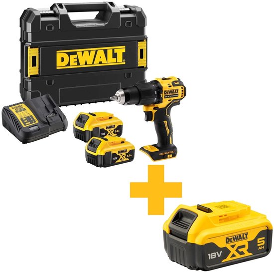 DeWalt 18V XR Serie - Schroefmachine - Krachtig - Compact - Ergonomisch