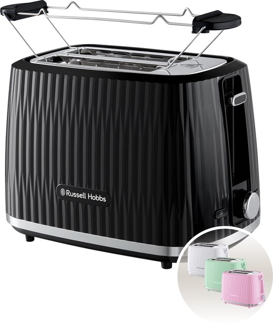 Russell Hobbs Eden 800W – 2-slice broodrooster – brede sleuven