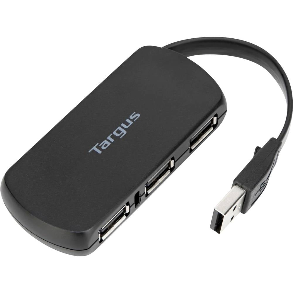 Targus Targus – Hub – 4 x USB 2.0 – Desktop ACH114EU USB-hub 4 poorten USB-A USB 2.0 480 MBit/s Zwart