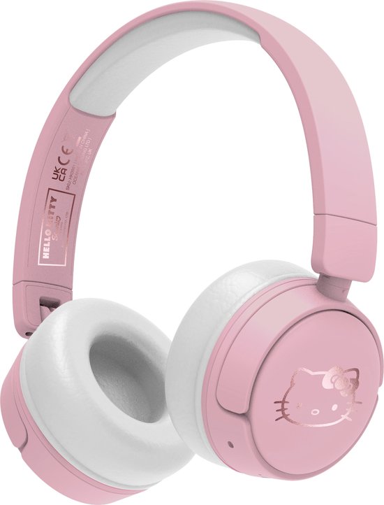 Hello Kitty – draadloze kinderkoptelefoon – volumebegrenzing – lange batterijduur – microfoon – opvouwbaar – bluetooth