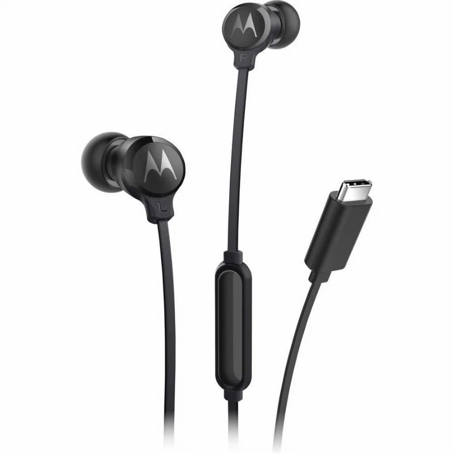 Motorola In Ear oordopjes Kabel Zwart Ruisonderdrukking (microfoon) Microfoon uitschakelbaar (mute)