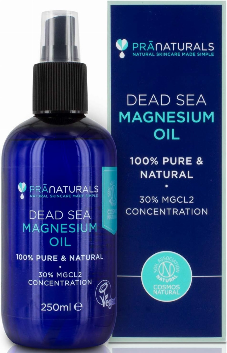 PraNaturals Pure Dode Zee Magnesiumolie 250 Spray