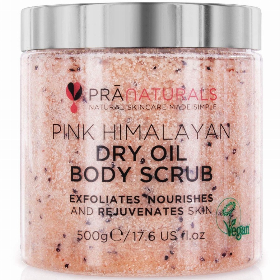 PraNaturals Lichaamsscrub met Roze Himalayazout 500
