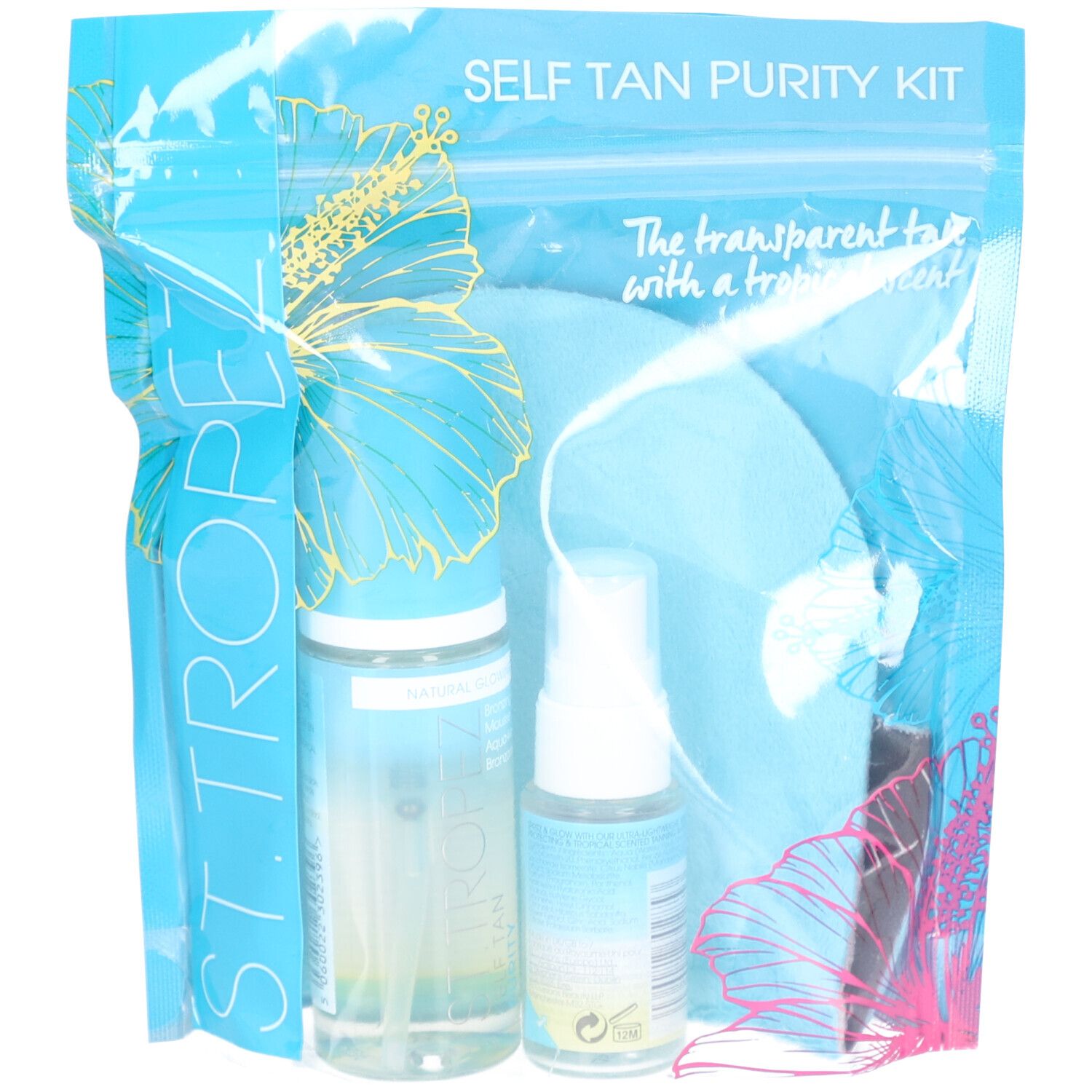 St. Tropez® Self Tan Purity Kit met bruiningswater & handschoen 3 Set