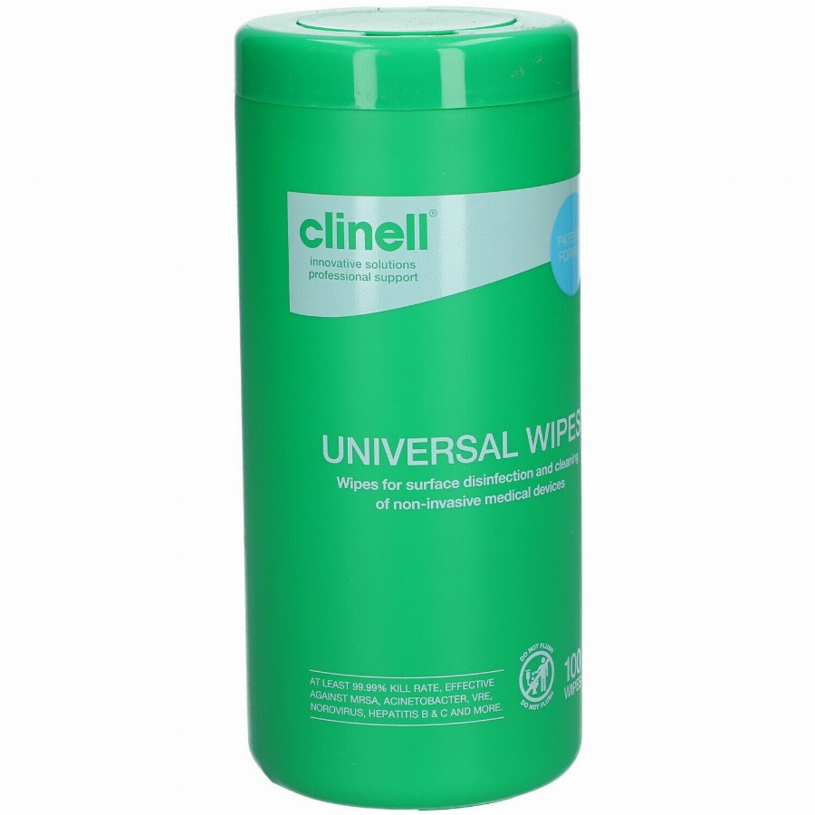 Clinell Universele Doekjes Kokerbus CWTUB100 100