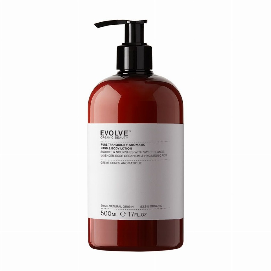 Evolve Pure Tranquility – Aromatische Hand- & Bodylotion 500 Pomp