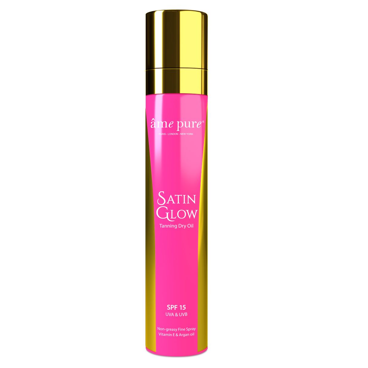 âme pure Satin Glow droge zonneolie SPF15 140