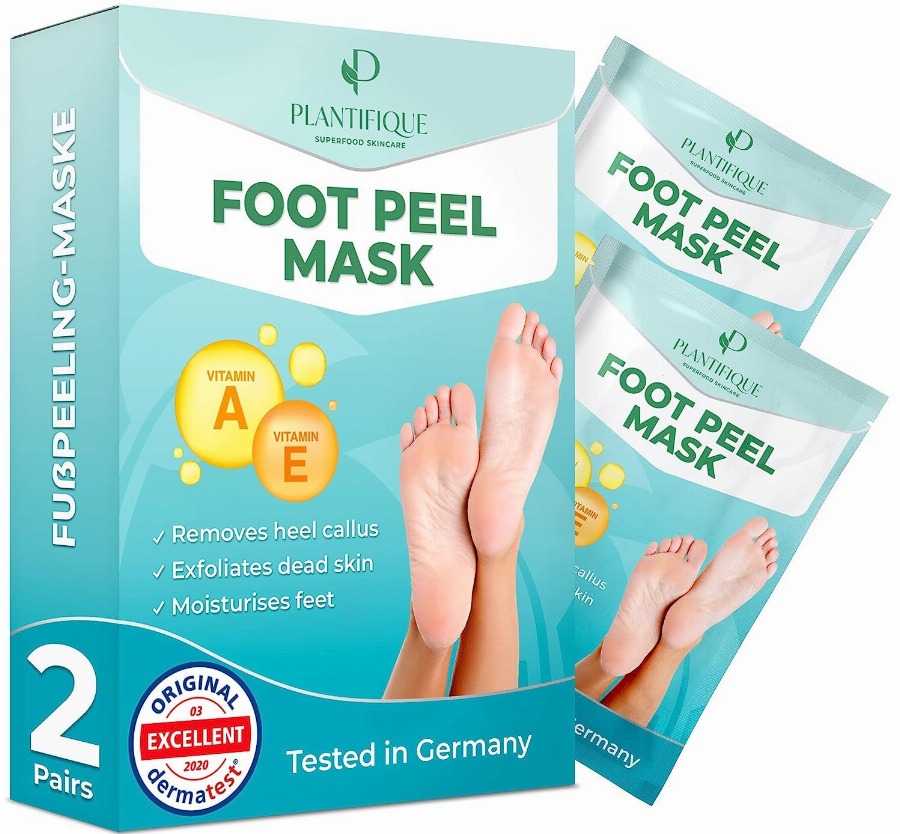 Plantifique Voetmasker – Eelt Sokken Vitaminen 2 Paar Eeltverwijderende