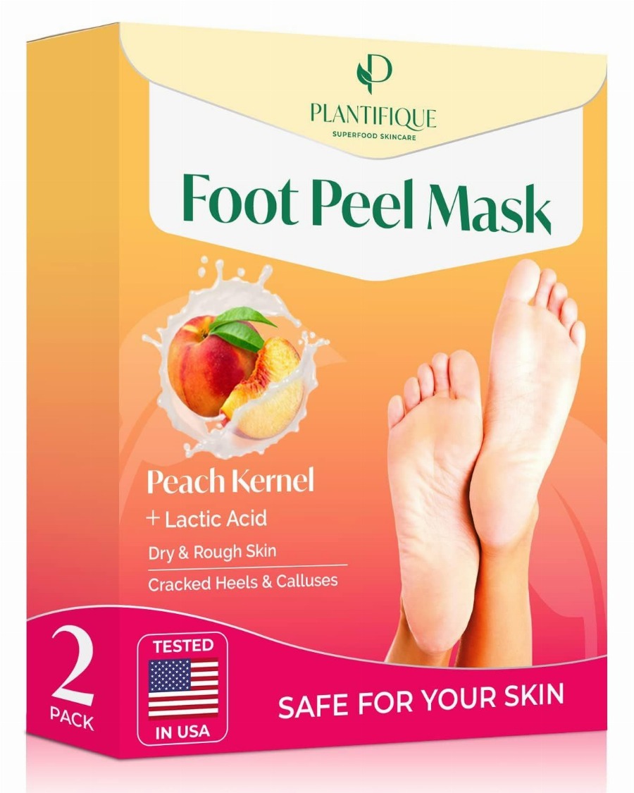 PLANTIFIQUE Voetmasker Eelt-Sokken Perzik 2