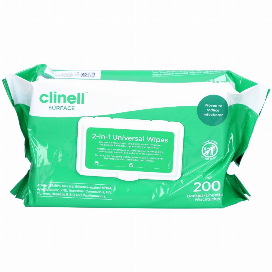 Clinell Universele Doekjes CW200 200