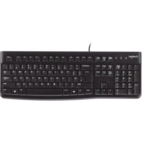 Logitech K120 - Bedraad Toetsenbord - QWERTY - ISO - USB A - Zwart