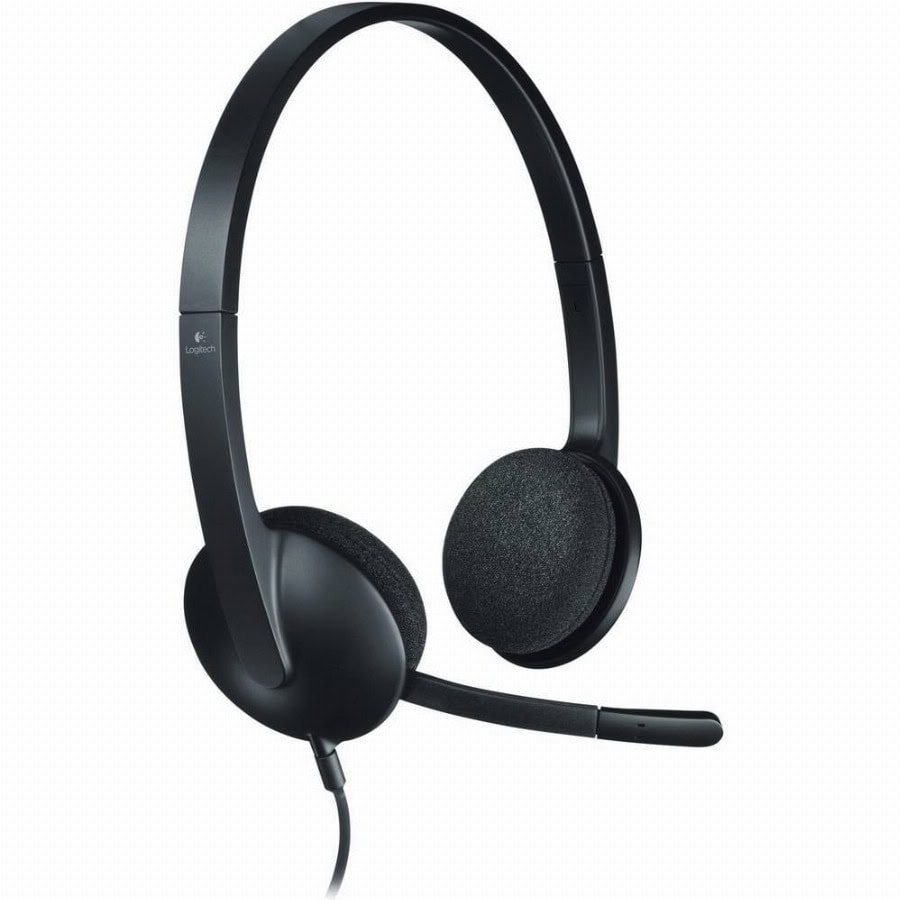Logitech H340 On Ear headset Kabel Stereo Zwart Ruisonderdrukking (microfoon) Computer