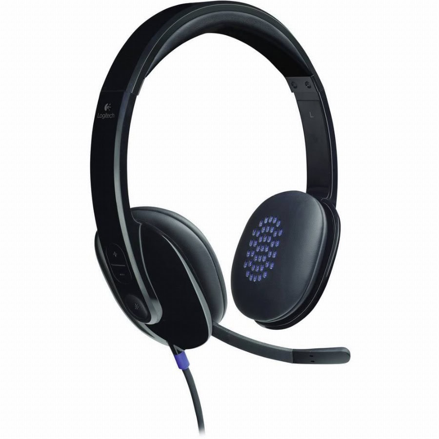 Logitech H540 On Ear headset Kabel Stereo Zwart Ruisonderdrukking (microfoon) Computer