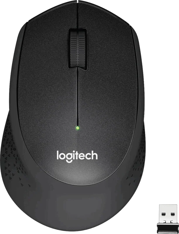 Logitech M330 Silent Plus Draadloze Muis Zwart