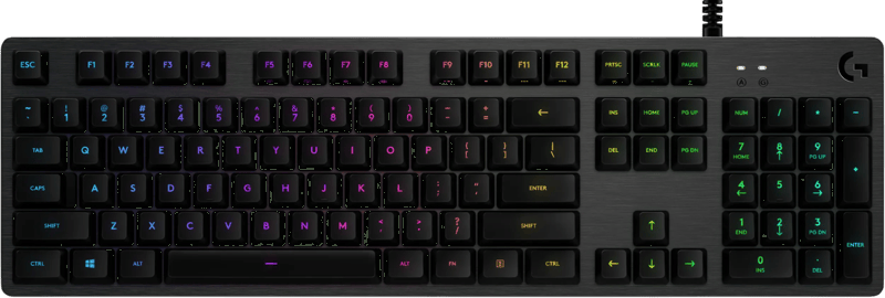 Logitech G512 Carbon Lightsync RGB Mechanisch Gaming Toetsenbord Azerty