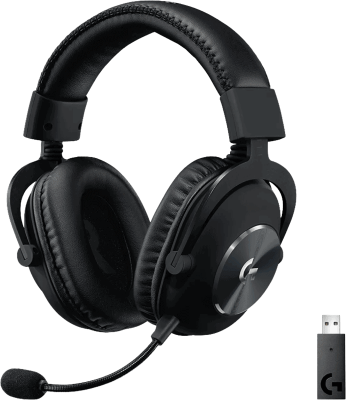 Logitech-G Pro X Zwart Draadloze Gaming Headset