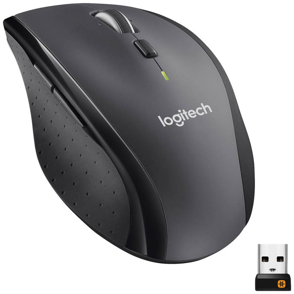 Logitech M705 Marathon Muis Radiografisch Laser Zwart 5 Toetsen 1000 dpi