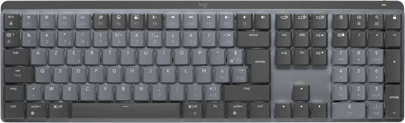 Logitech MX Mechanical Draadloos Toetsenbord Metaal Azerty