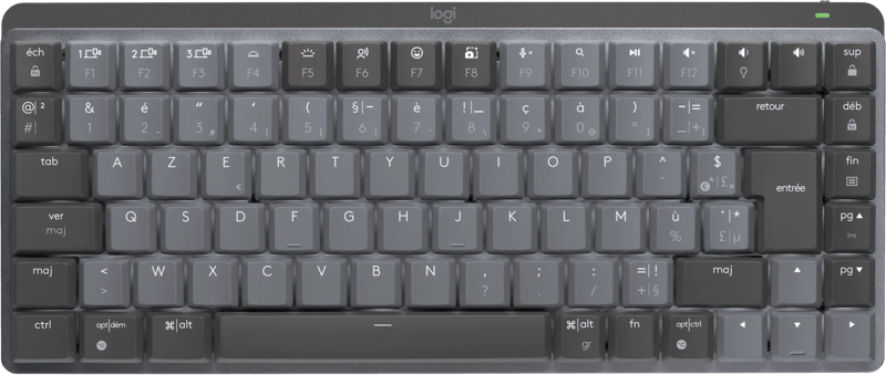 Logitech MX Mechanical Mini Draadloos Toetsenbord Metaal Azerty