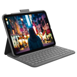 Logitech Toetsenbordcover Slim Folio Ipad 10e Gen. Azerty Oxford Grey (920-011425)