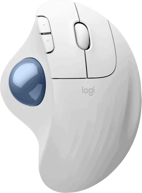 Logitech ERGO M575S Wireless Trackball Muis Wit